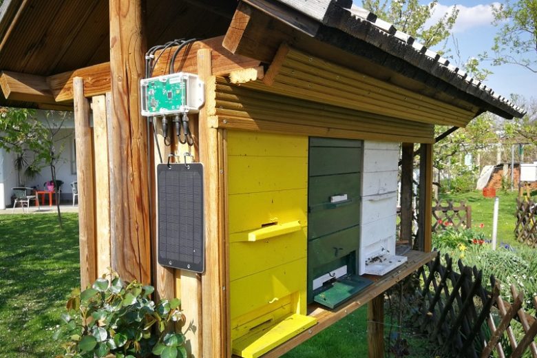 Včelí váhy - zobrazení instalace